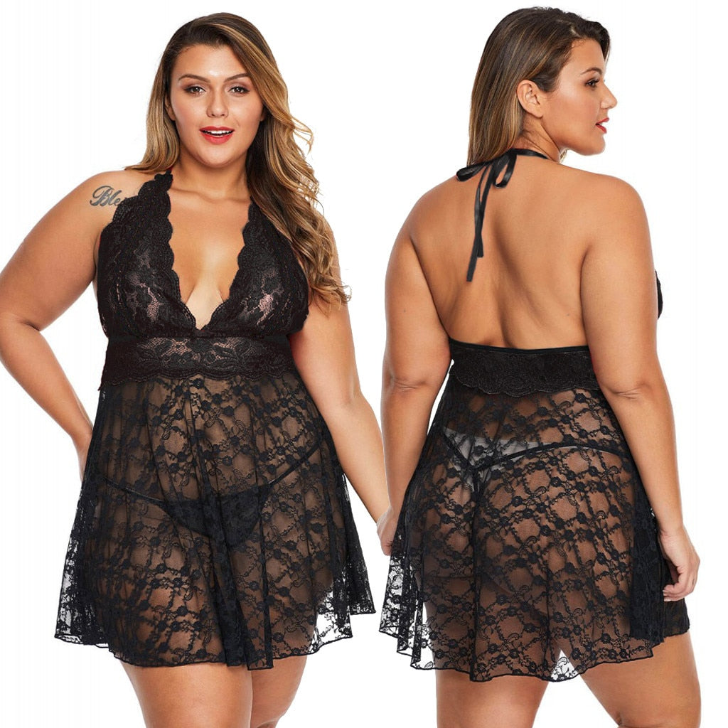 Lace Sexy Nightgown Sleepwear for Women