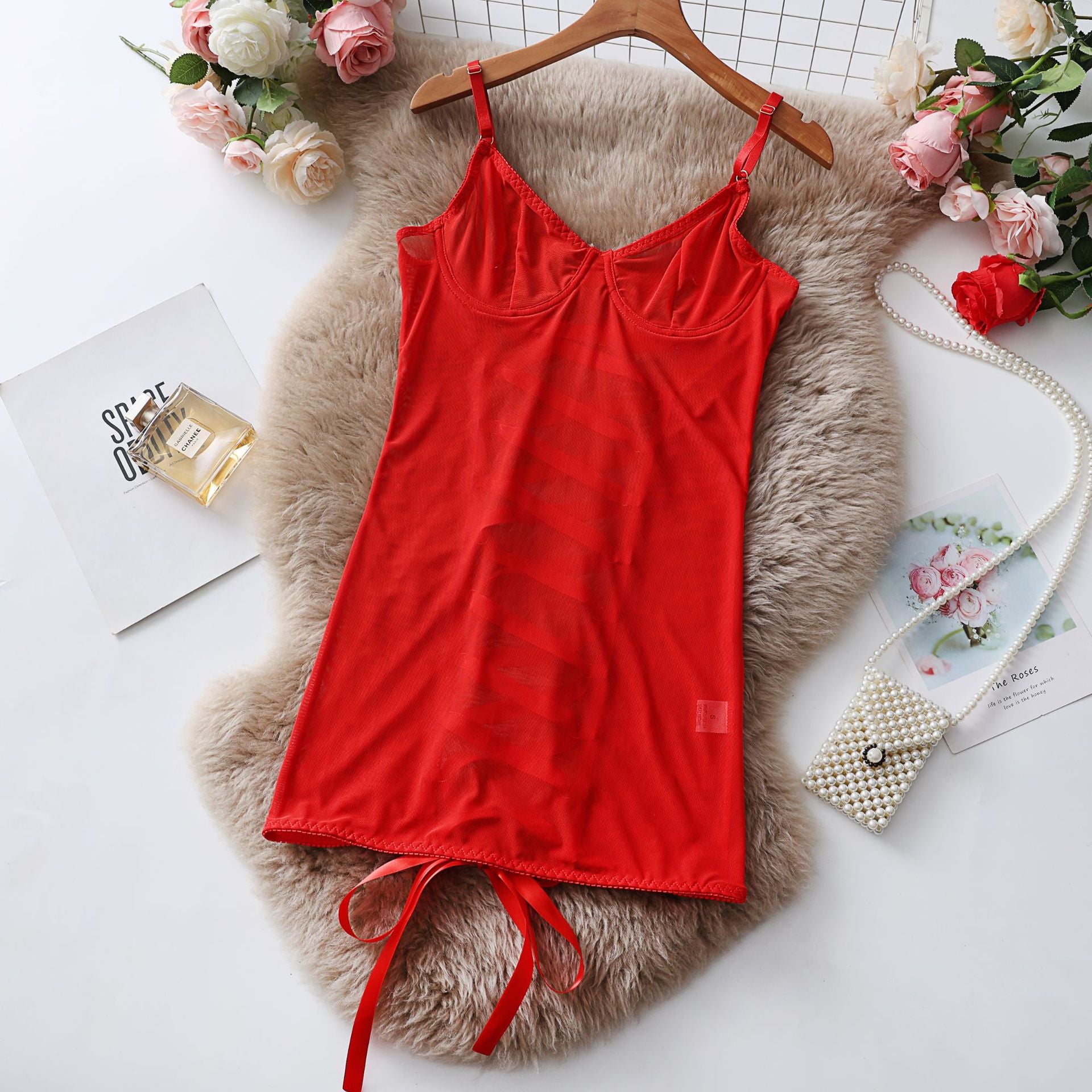 Dnika Sheer Lace Lingerie and Bodysuit for Women