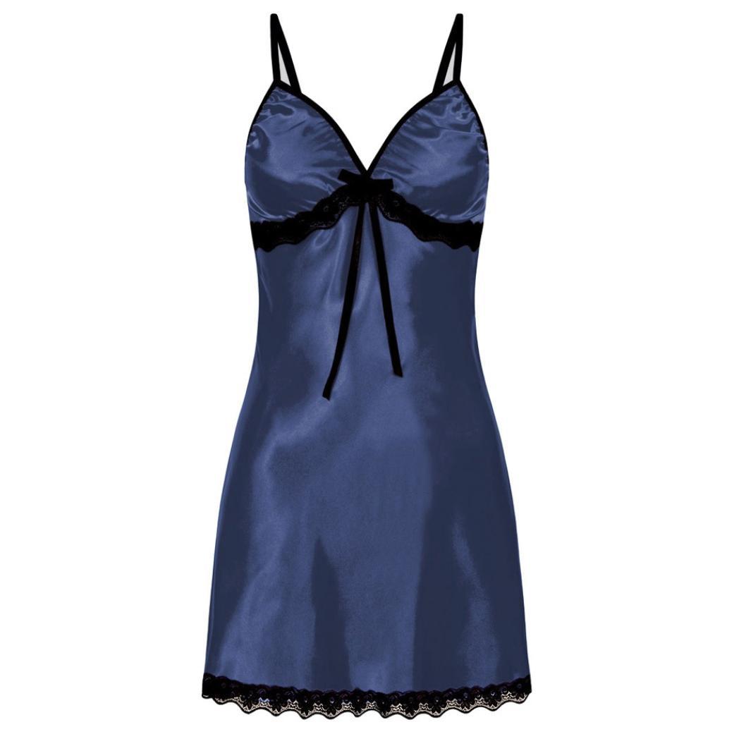 Lace Lingerie Nightgown with Adjustable Straps (Plus Size)