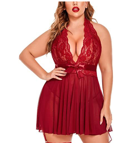 Lace Sexy Nightgown Sleepwear for Women