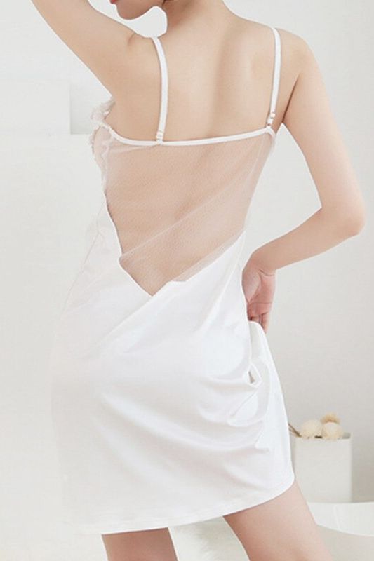 Lace Trim Cami Sleepwear Lingerie Set