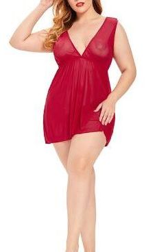 Strap Dress and Sexy Lingerie Set