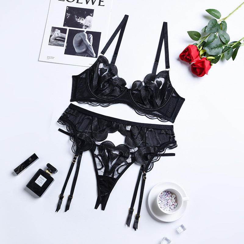 2022 Summer Women's Lace Embroidery Lingerie Set