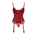2023 Sexy Lace Corset Bodysuit with Thong