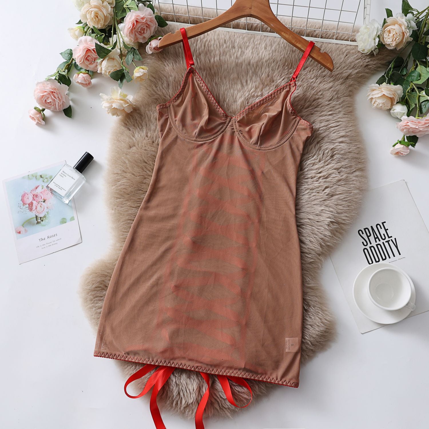 Dnika Sheer Lace Lingerie and Bodysuit for Women