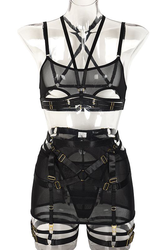 2023 Summer Sexy Sheer Lace Lingerie Set