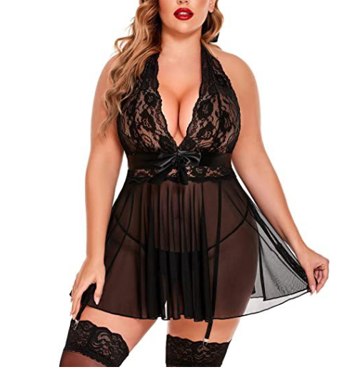 Lace Sexy Nightgown Sleepwear for Women