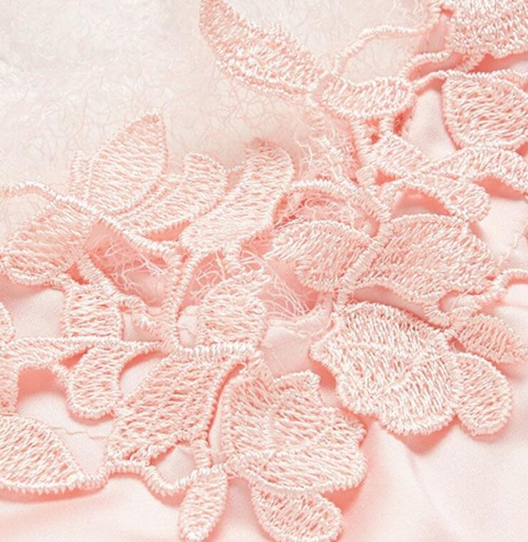Lace Summer Nightgown with Spaghetti Straps for Women