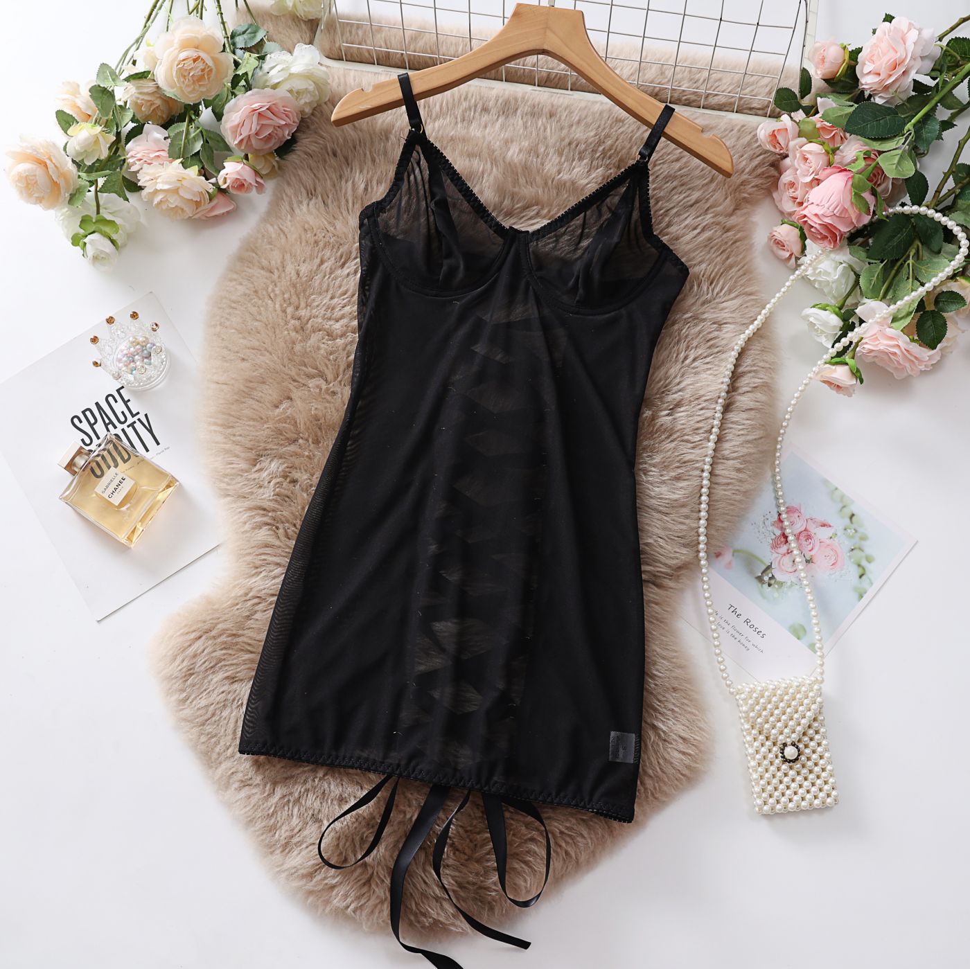 Dnika Sheer Lace Lingerie and Bodysuit for Women