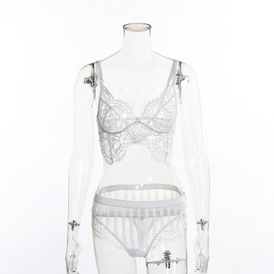Lace Lingerie Set - Sexy Two-Piece Outfit