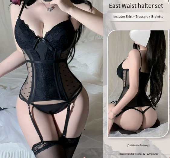 2023 Sexy Lace Corset Bodysuit with Thong